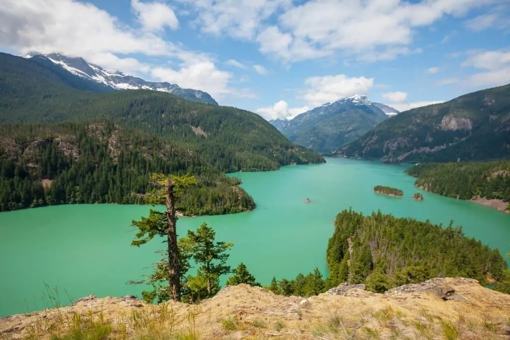 Diablo Lake in North Cascades National Park, Washington.