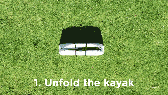  A GIF featuring the Oru Inlet kayak.