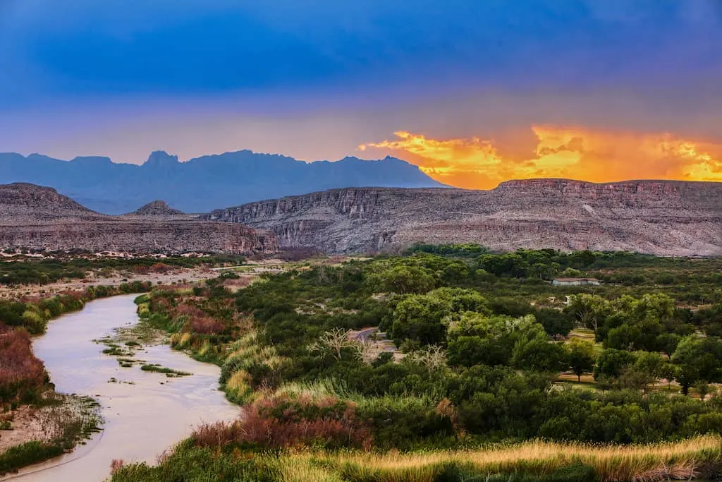 The Rio Grande in Big Bend National Park, Texas.