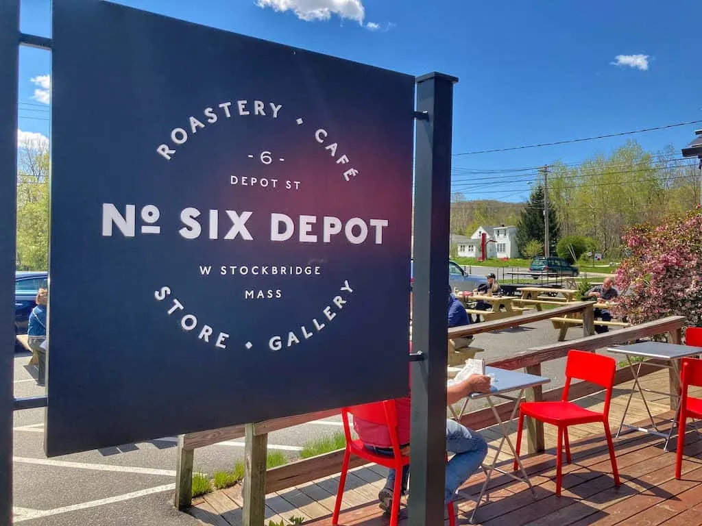 Six Depot Coffee in West Stockbridge, MA.