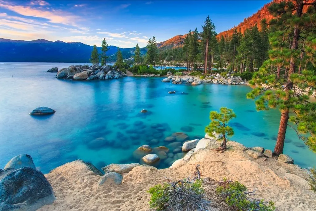A view of North Lake Tahoe in California.
