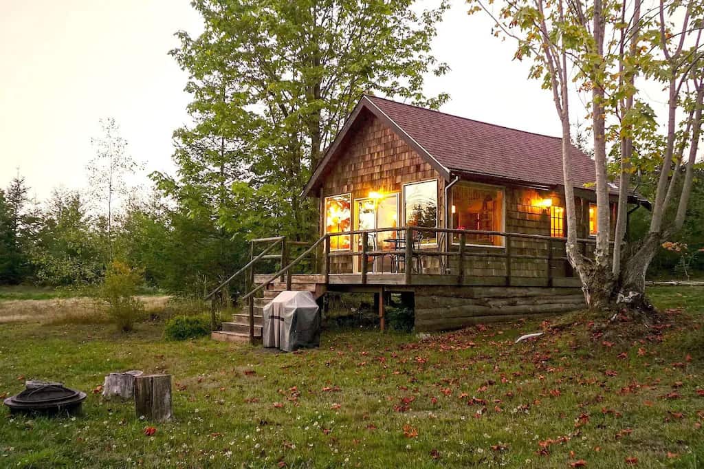 An Olympic National Park cabin rental on VRBO near Port Angeles, Washington.