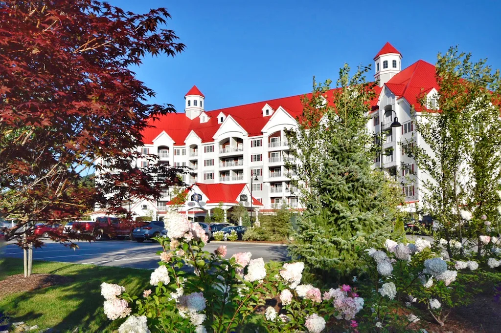 RiverWalk Resort at Loon Mountain in Lincoln New Hampshire.