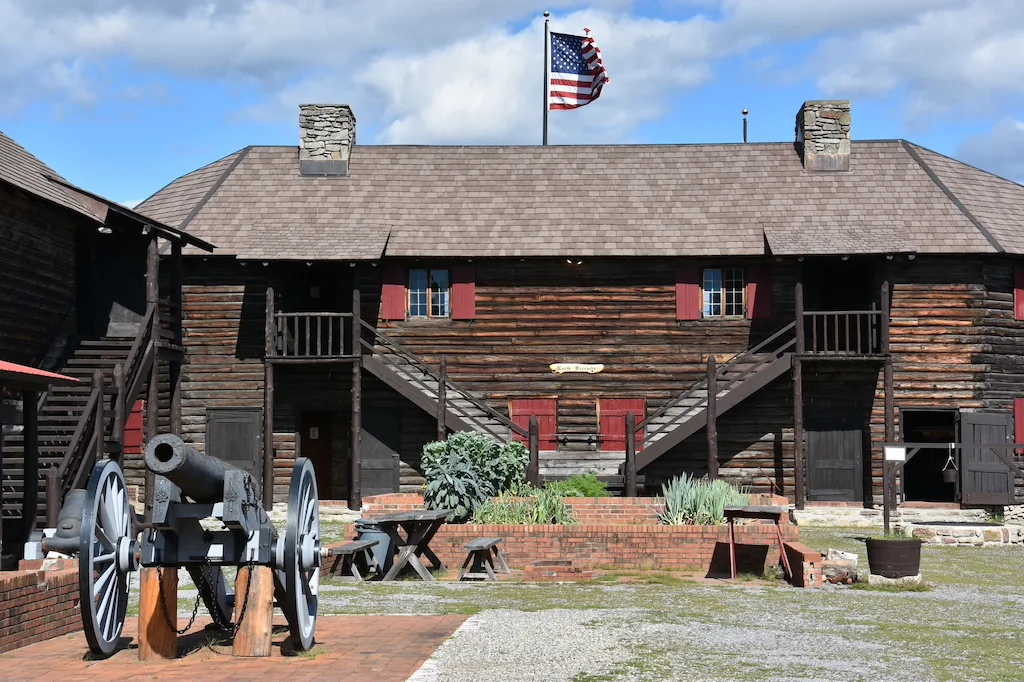 Fort William Henry in Lake George, New York.