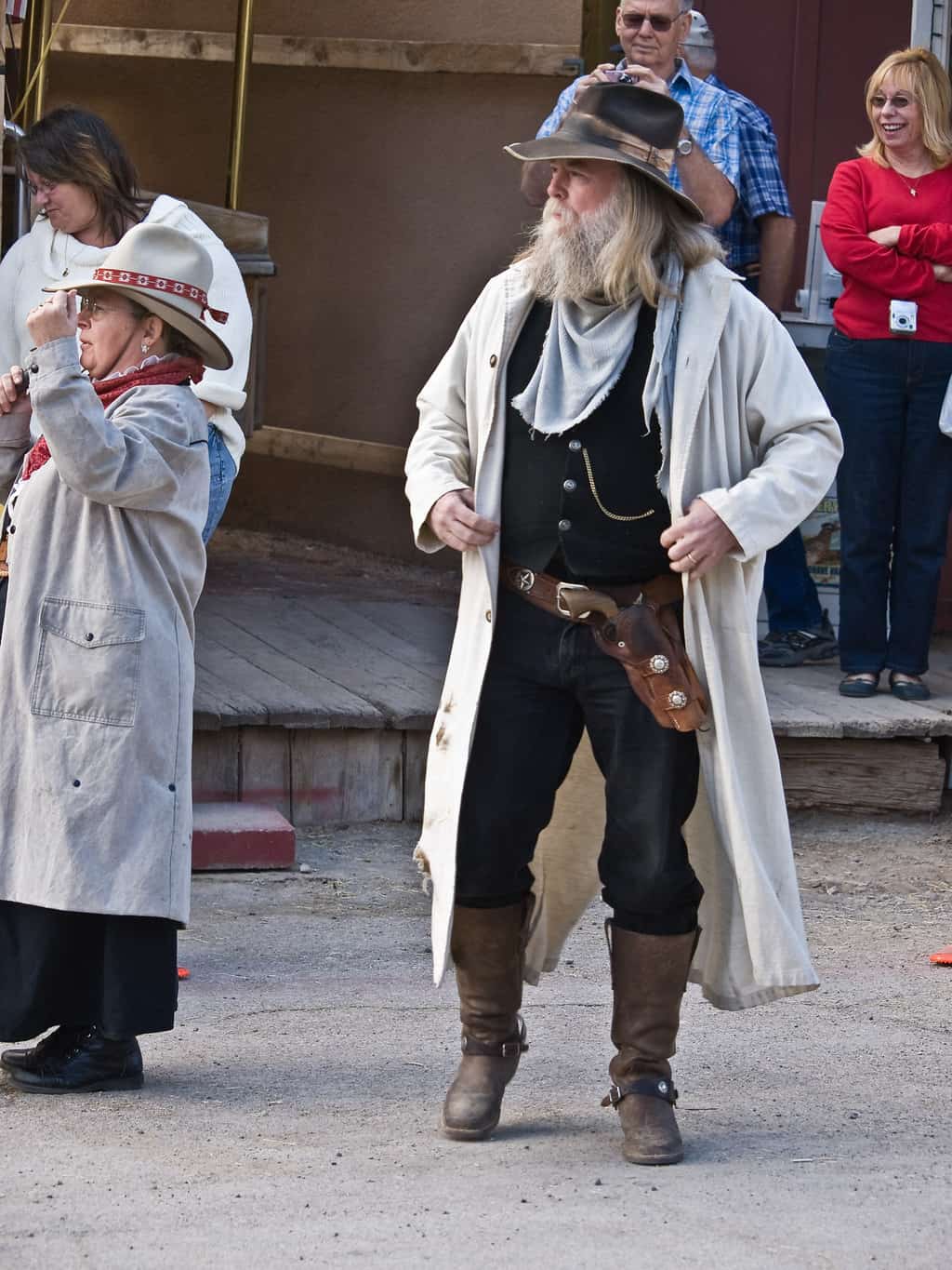 Oatman AZ gunslingers by Dorian Wallender