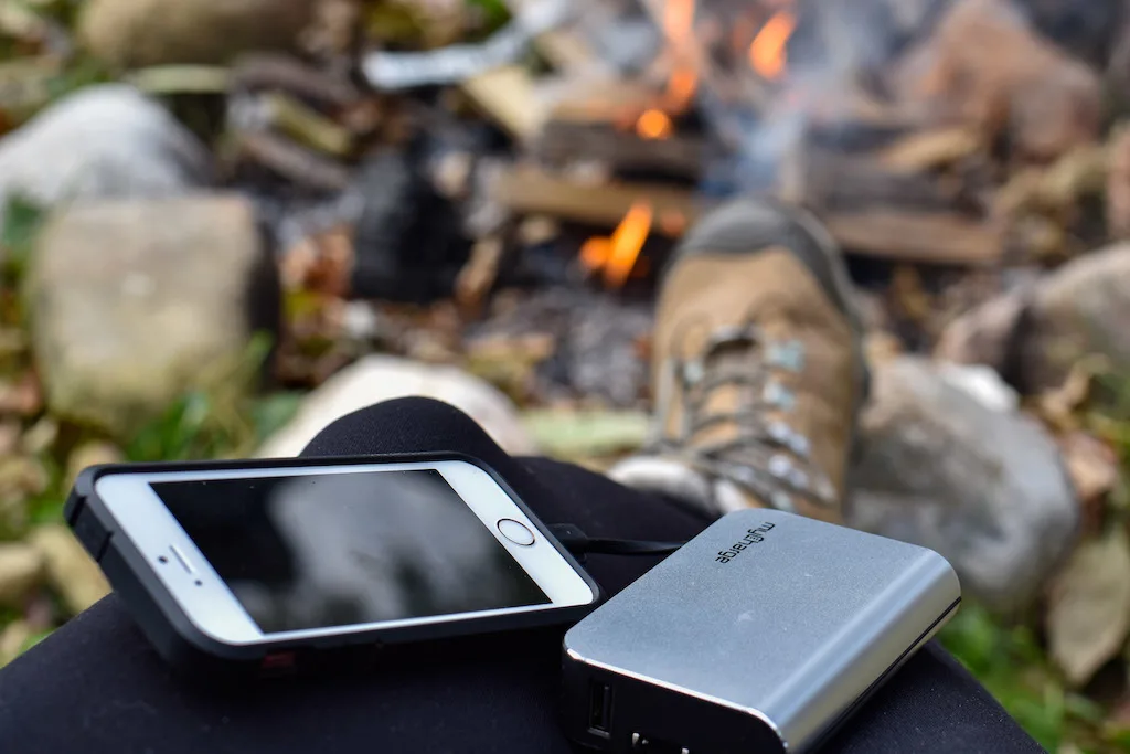 a portable charger from Mycharge. 