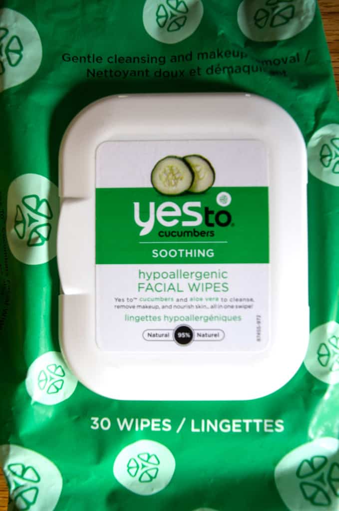 yes to cucumbers facial wipes