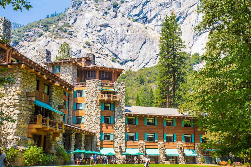 Ahwahnee Hotel in Yosemite National Park in California.
