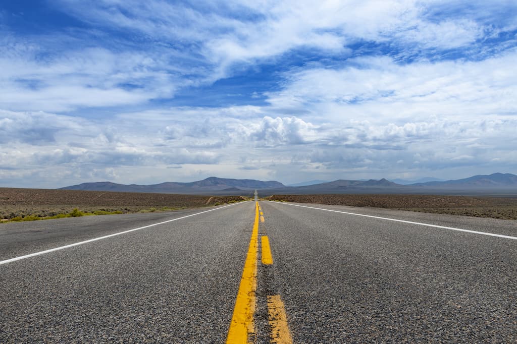 Highway 50 in Nevada - America's Loneliest Road.