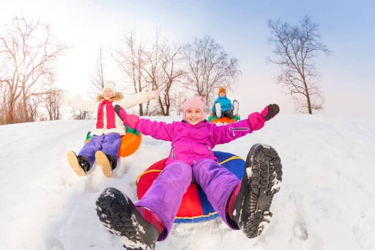 snow tubing vacation for kids dp