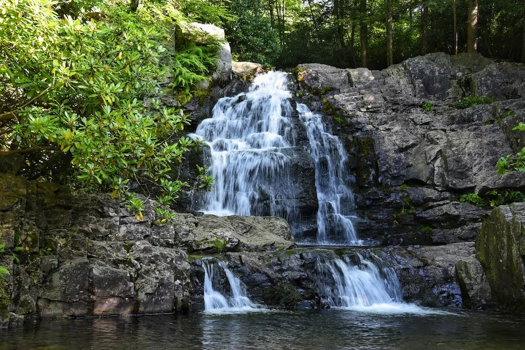 Hawk Falls in Hickory Run State Park in Pennsylvania.