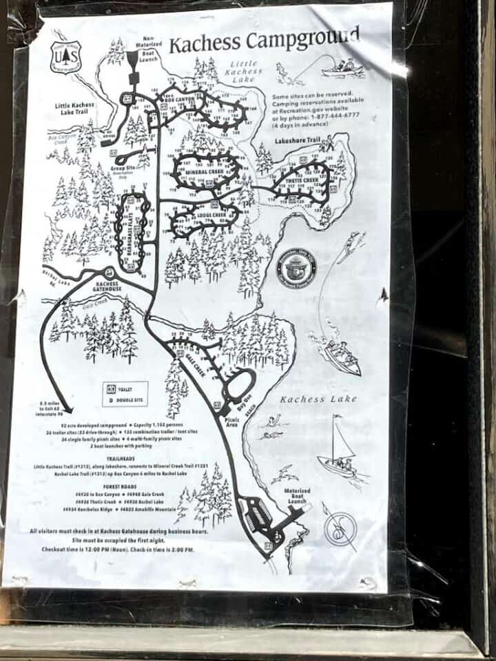 Lake Kachess Campground Map