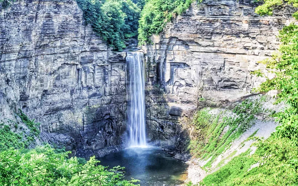 Taughannock Falls in Trumansburg, New York.