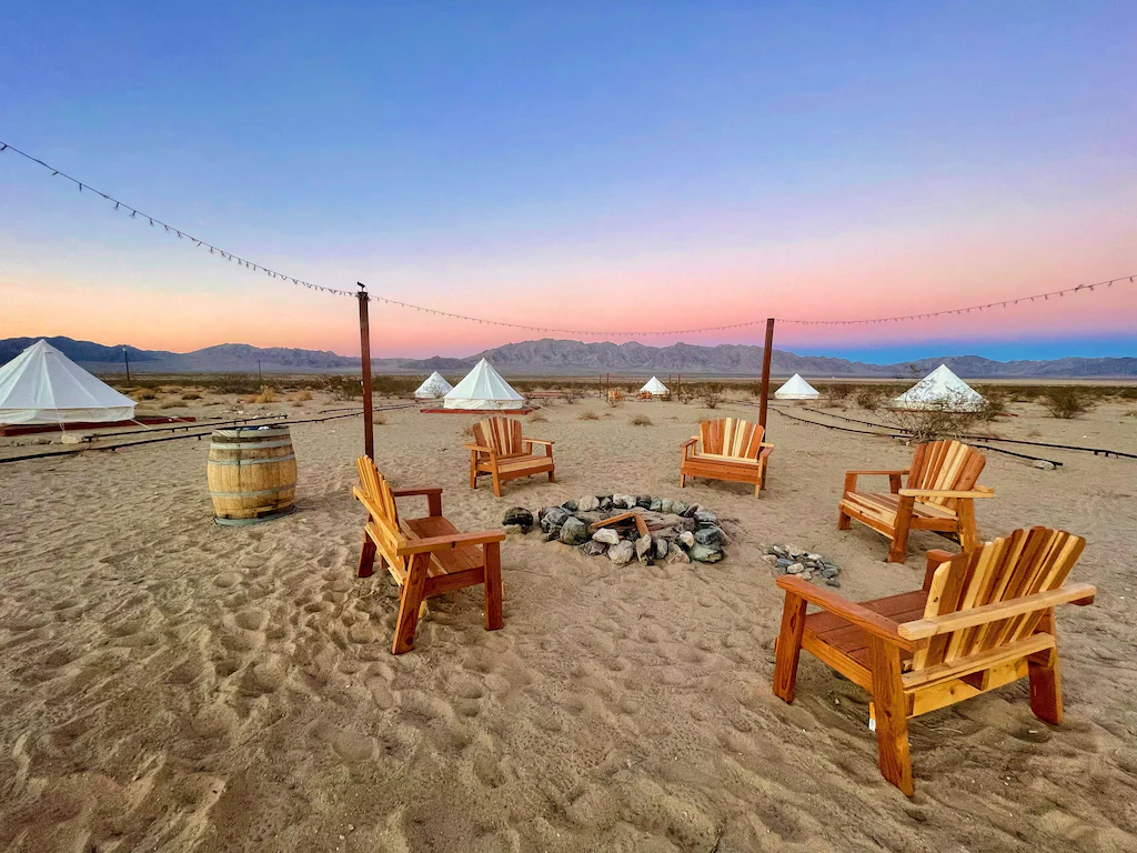 Sunkissed Glamping near Joshua Tree National Park.