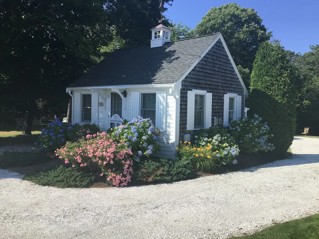 A tiny house for rent on Cape Cod in Massachusetts.