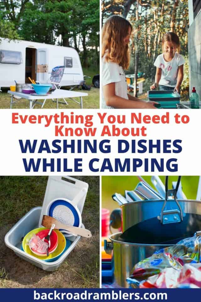 How to Wash Dishes While Camping