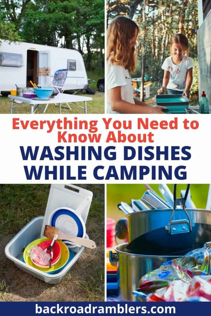 How to Wash Dishes While Camping