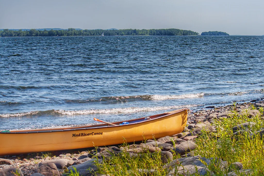 Woods Island State Park on Lake Champlain in Vemront.