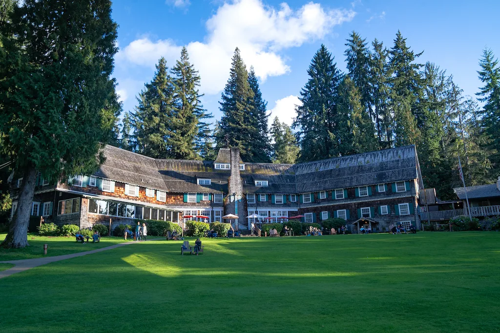 Lake Quinault Lodge on Lake Quinault in Olympic National Park.