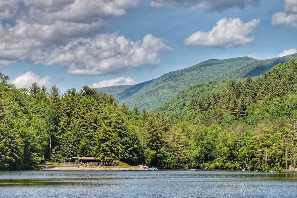 Emerald lake State Park provides some of the best hiking in Southern Vermont for kids.

