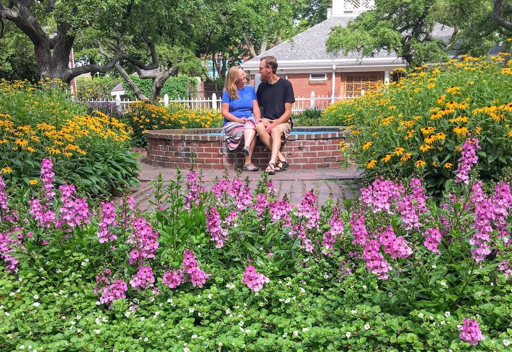 Tara and Eric exploring Portsmouth, New Hampshire together.