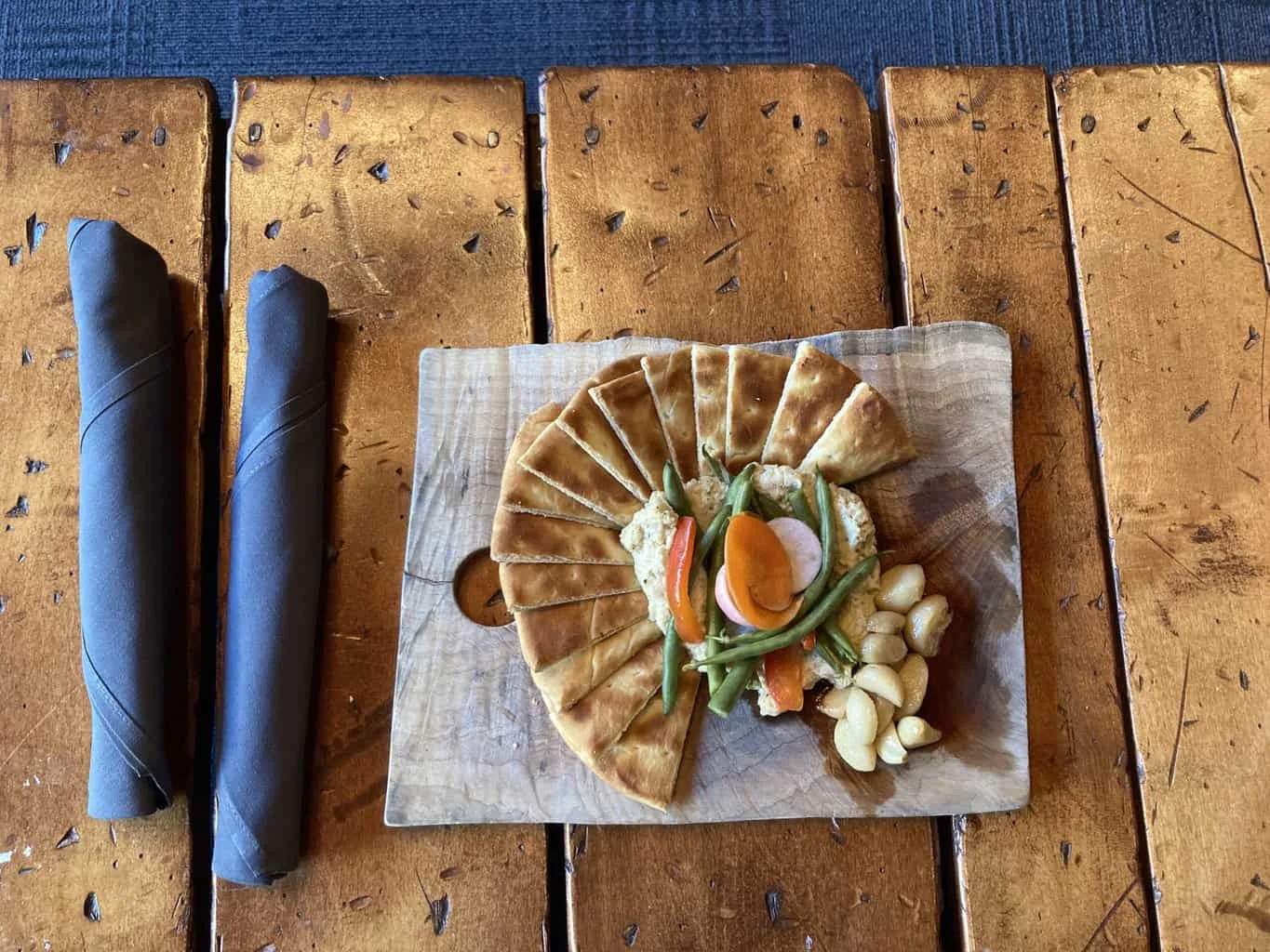 Hummus board from Berkshire Palate in Pittsfield. 