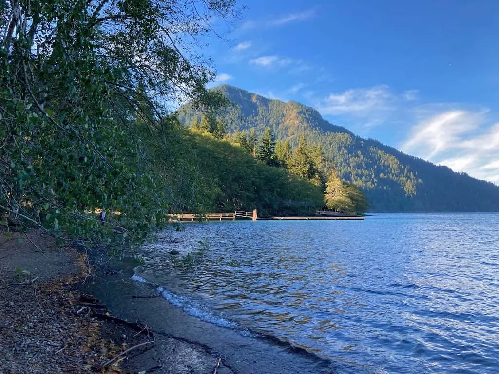 Lake Crescent in Olympic National Park.