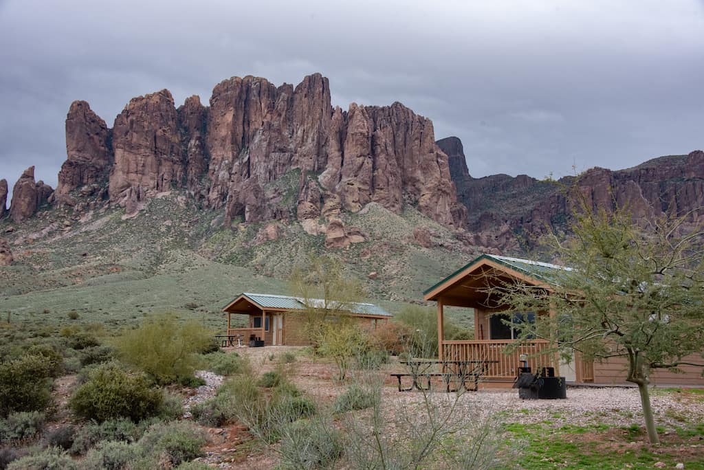 Lost Dutchman State Park cabins