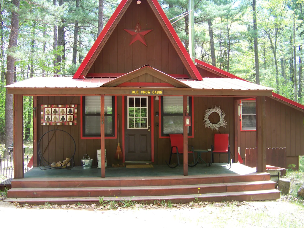 A beautiful Adirondack cabin for rent in Jay, New York.