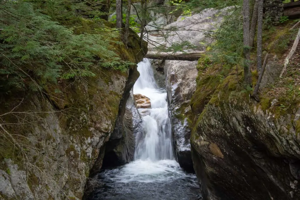 Texas Falls in Vermont.