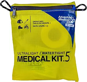 A tiny first aid kit by Adventure Medical Kits. 