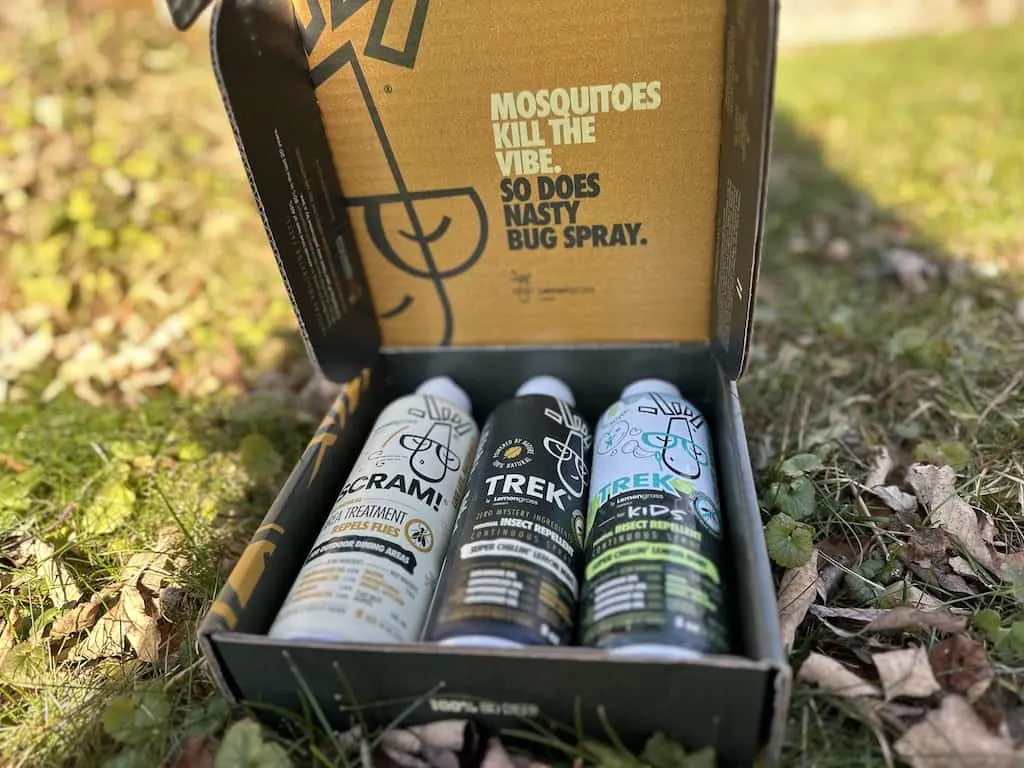 A box of all-natural bug spray for your favorite hikers.