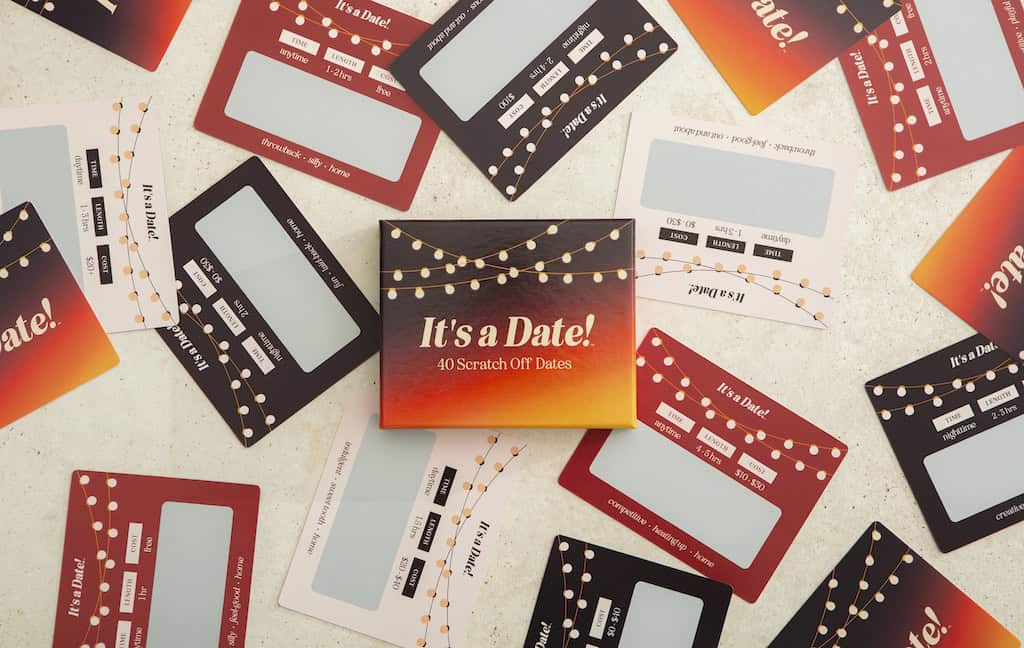 It's a Date! scratch-off date ideas, one of our favorite road trip tips for couples is to play.