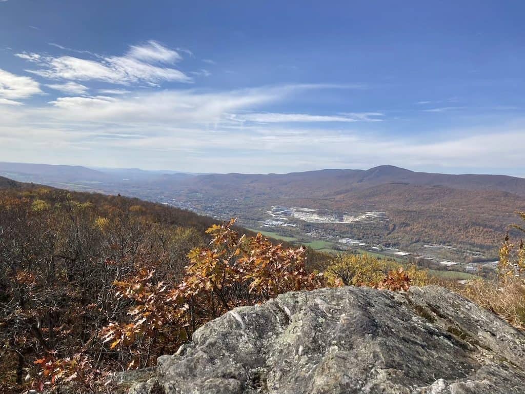 Fall views from the top of Spruce Hill in North Adams. 