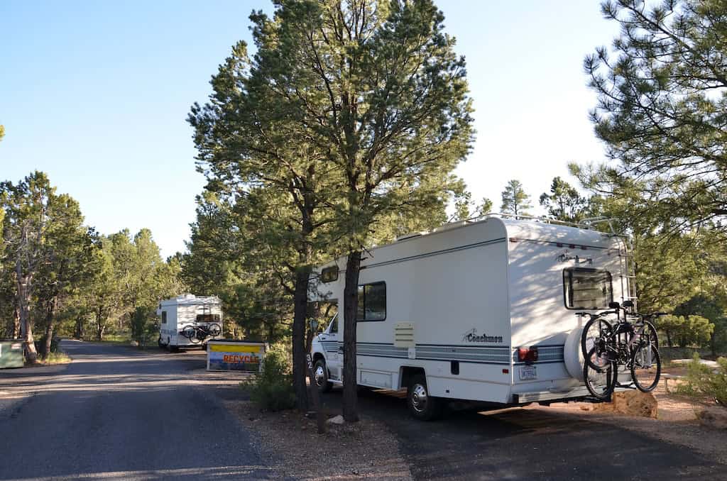 Desert View vs. Mather Campground: Which Grand Canyon Campground Is Better? 4 Pull-through RV site in Mather Campground. Photo: National Park Service