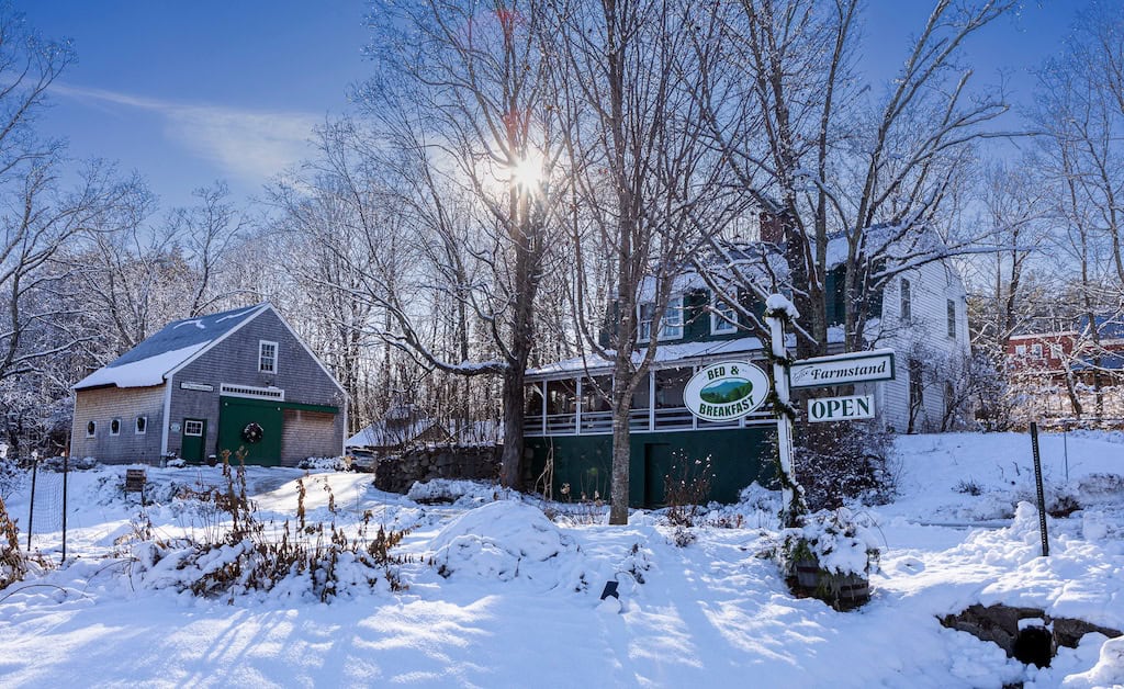 A Sweet Holiday Tradition: The Inn to Inn Cookie Tour Returns to New Hampshire’s White Mountains 4 The Farmstand Inn in Tamworth, New Hampshire.