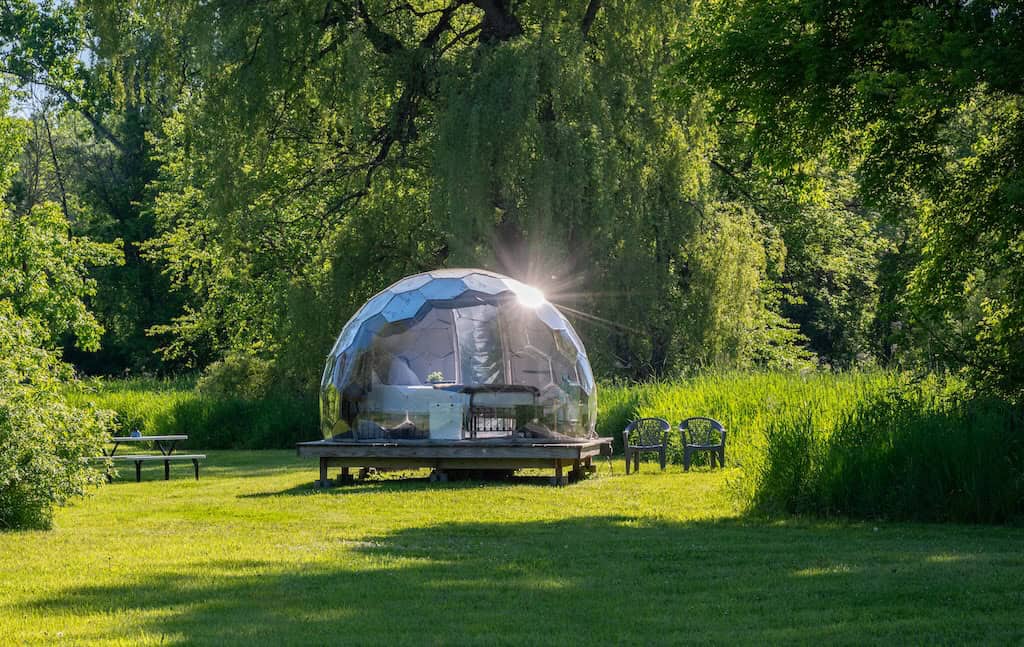 glamping dome