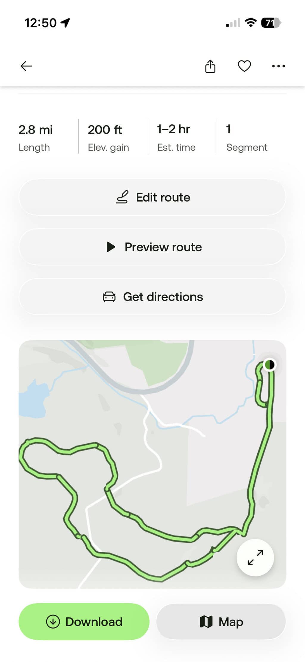 custome routes in AllTrails.